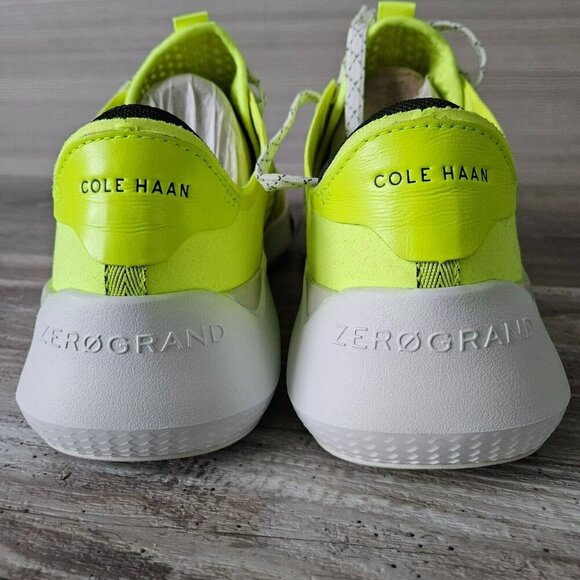 Cole Haan Zerogrand Neon Yellow Mens Winner Tennis Sneaker Size 10 Shoe C34012 - Picture 6 of 16
